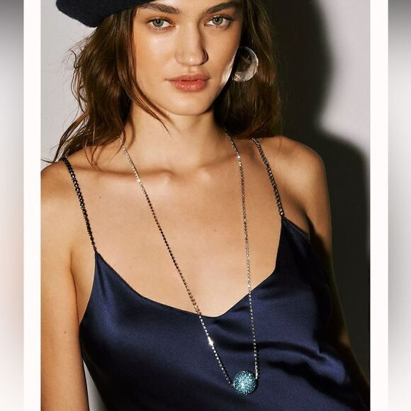 Free People Disco Disco Pendant Necklace - Silver - Picture 4 of 5